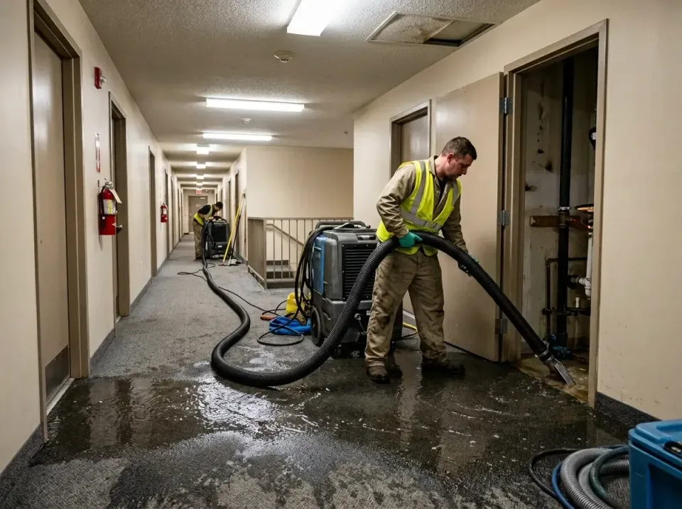 multi-unit-apartment-hallway-f-005 — frequently asked questions, Emergency Burst Pipe Water Extraction & Removal in Fort Mil…